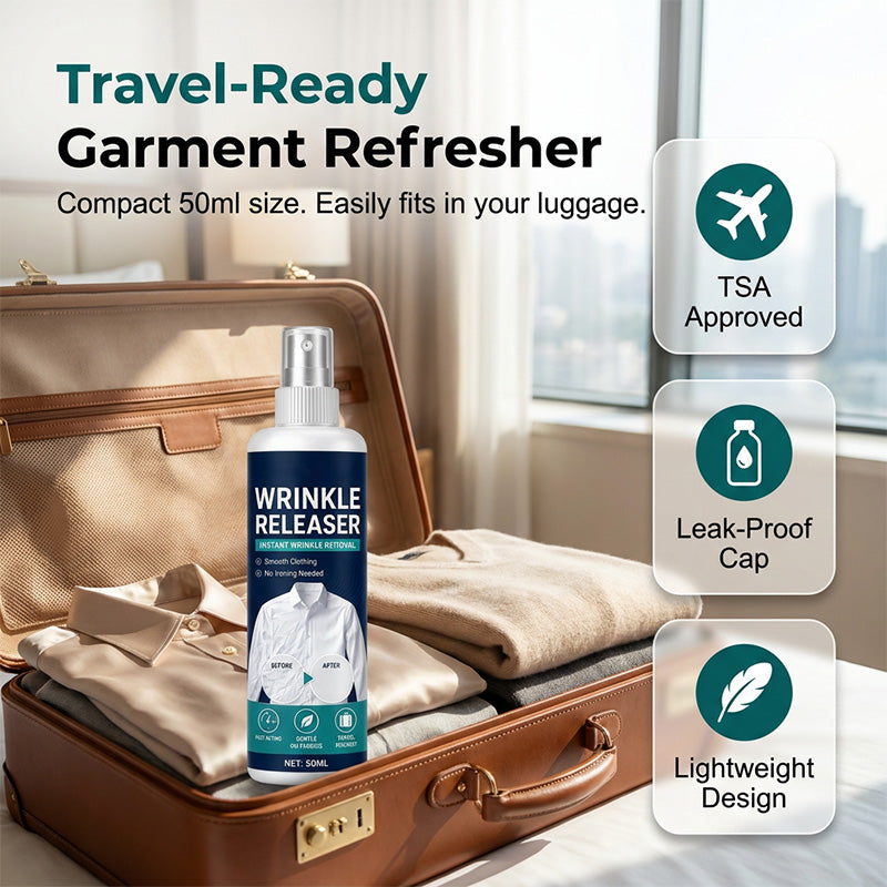 👔✨ Instant wrinkle release – no iron, travel-ready, static-free & fresh.